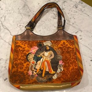 Unique shoulder bag from India.